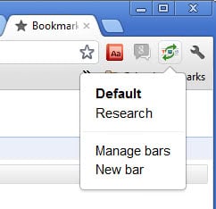 bookmark bar