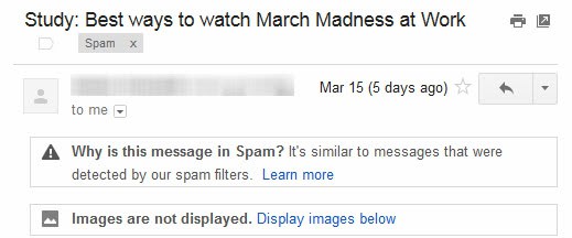 gmail spam