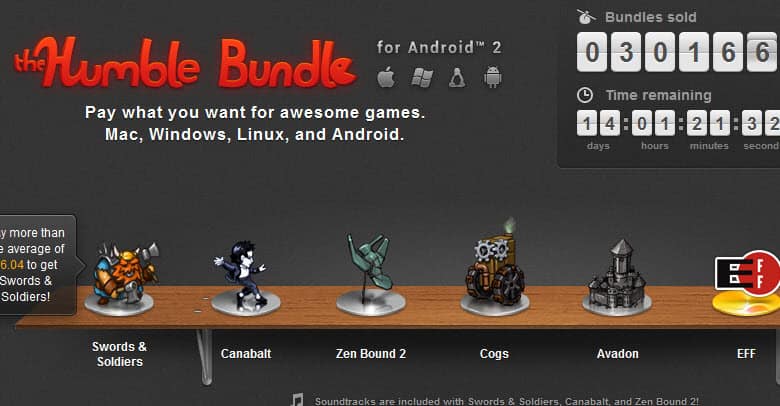 the humble bundle