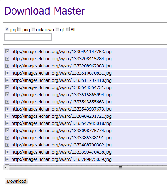 download master