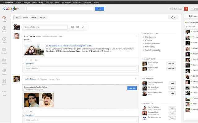 google+ widescreen