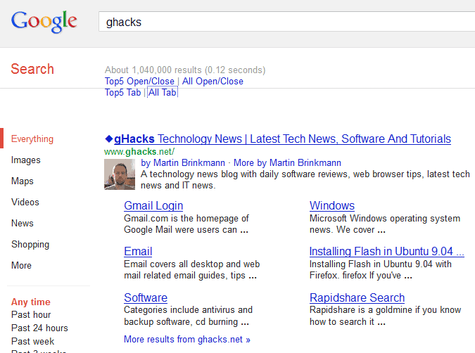 google search improver
