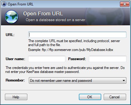 keepass load from url