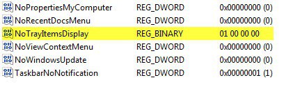 notrayitemsdisplay