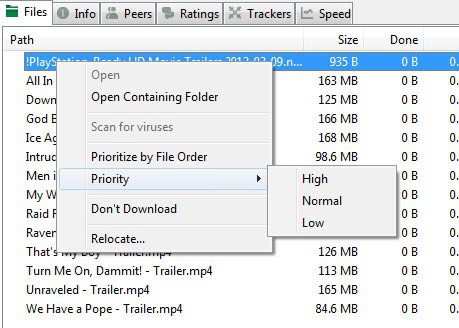 utorrent prioritize by file order