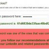 linkedin password
