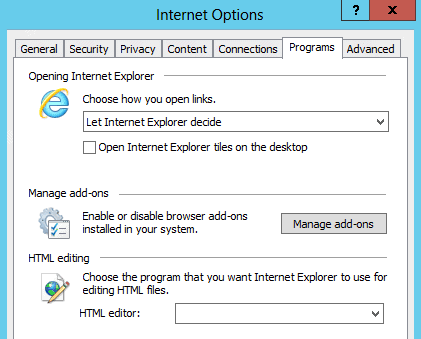 открыть Internet Explorer