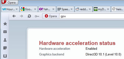opera hardware acceleration