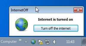 turn off the internet