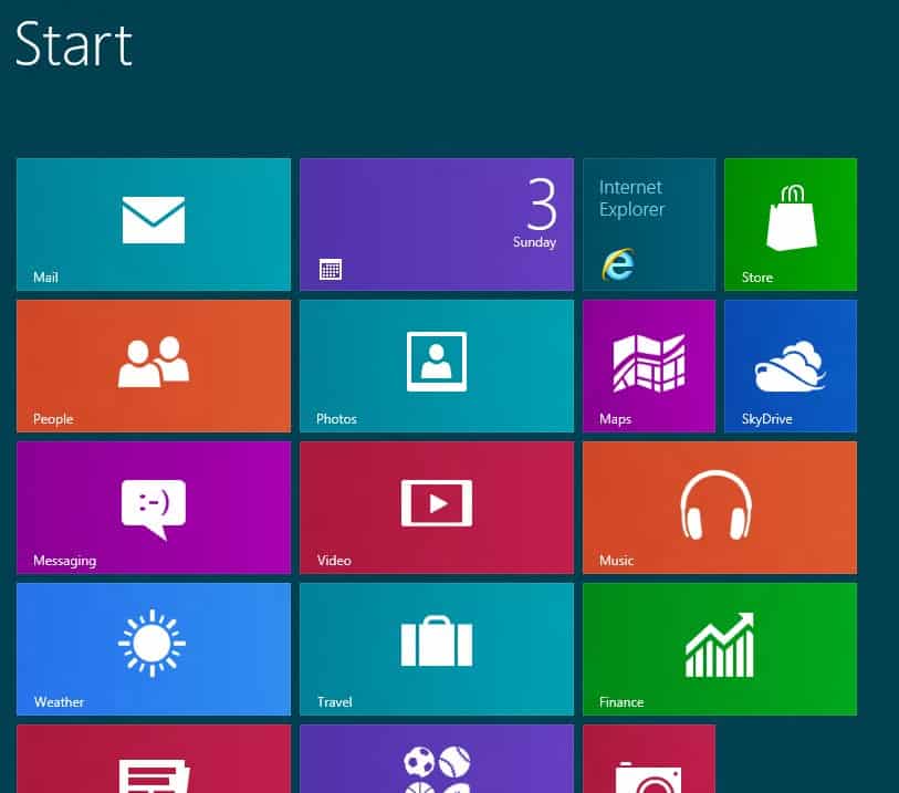 Windows 8: Start Screen Not Final