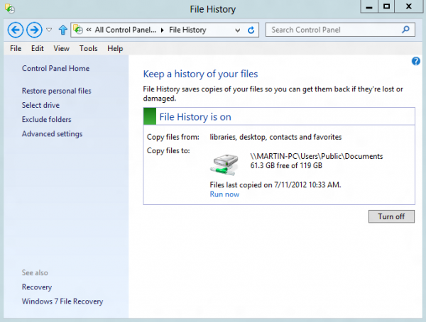 file history