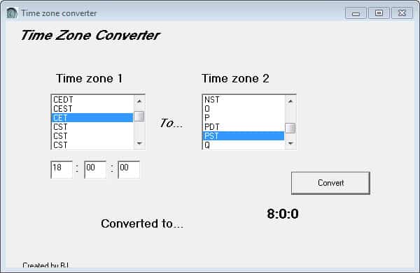 time zone converter