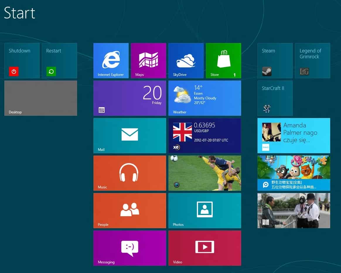 Windows 8 Metro UI Won't Allow Custom Backgrounds