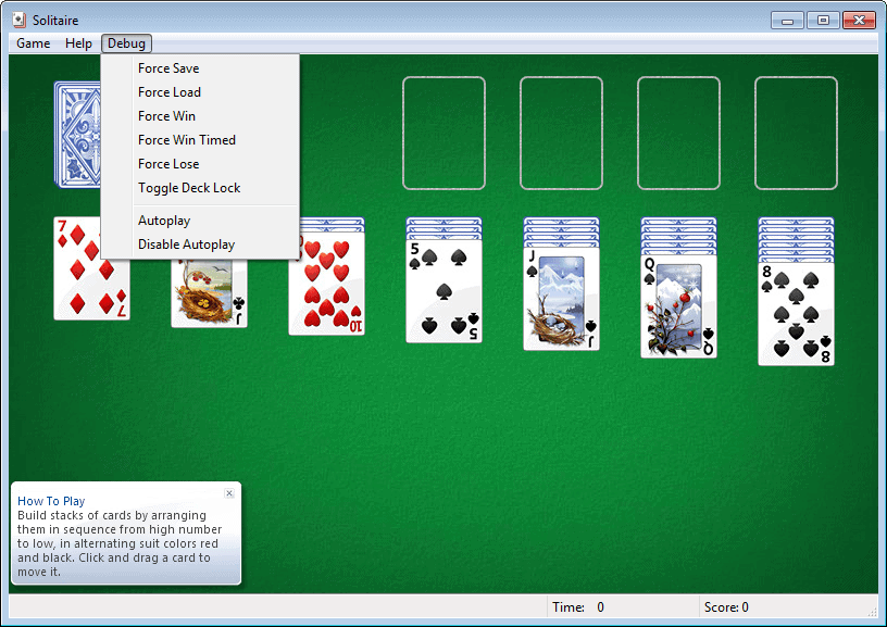 Windows Game Cheats Enable Debug Mode In Minesweeper Solitaire And Freecell Ghacks Tech News