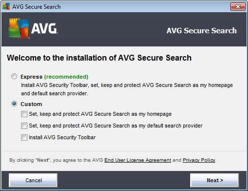 avg secure search