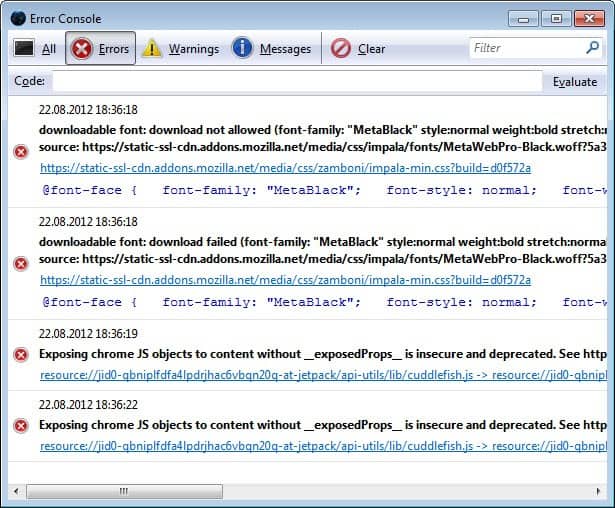 firefox developer edition security issues firefox developer edition security issues