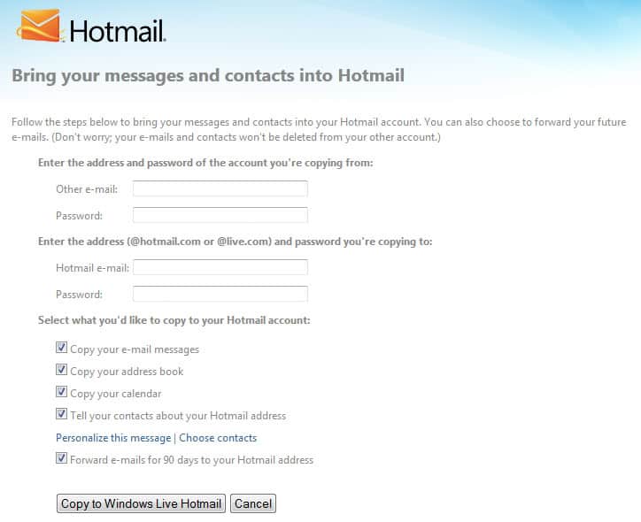 How To Import Contacts To Outlook.com (former Hotmail)