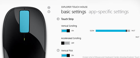 microsoft mouse and keyboard center