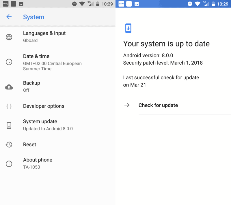 android update