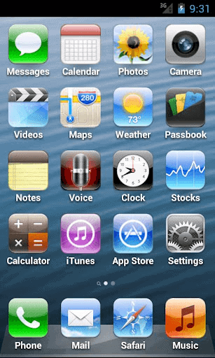 fake iphone 5 launcher