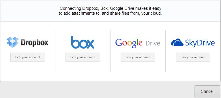 gmail skydrive integration