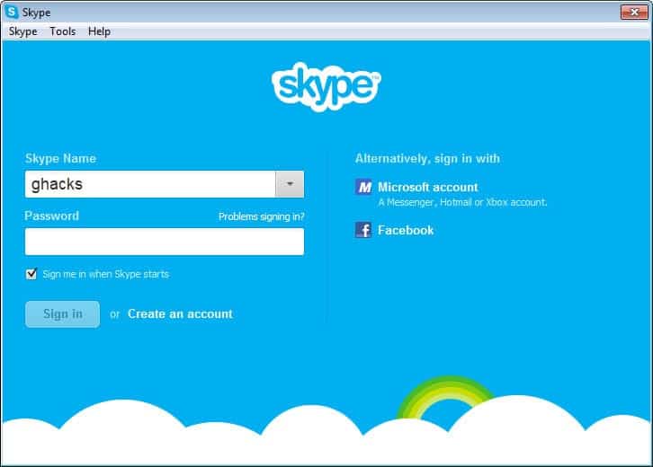 Skype: no more Facebook sign-ins