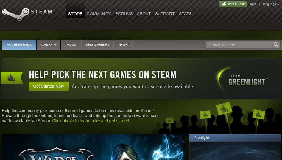 steam greenlight