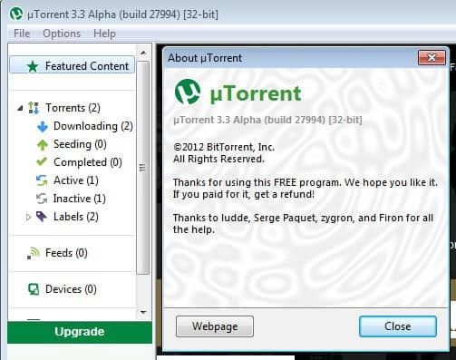 utorrent 3.3 alpha