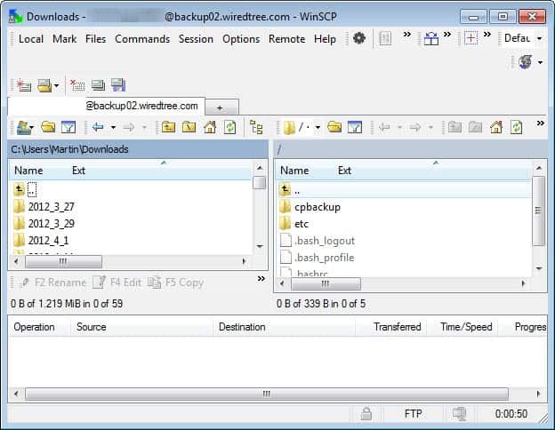 winscp 5.1