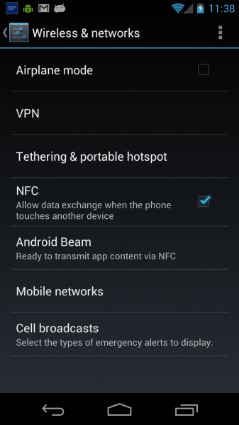 android 4.1 settings