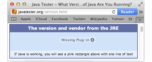 java missing plugin