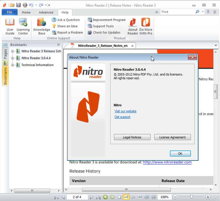 nitro reader