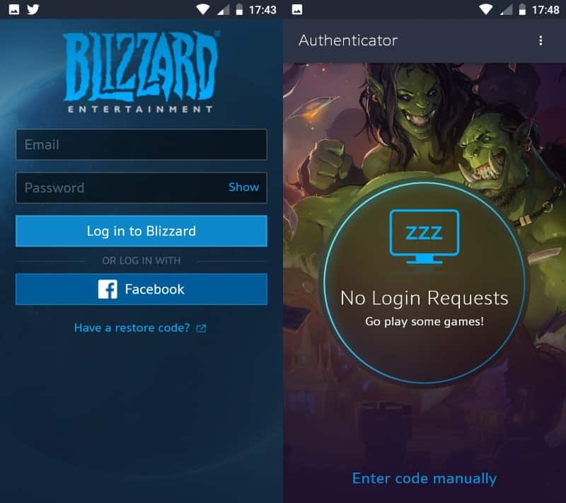 blizzard authenticator