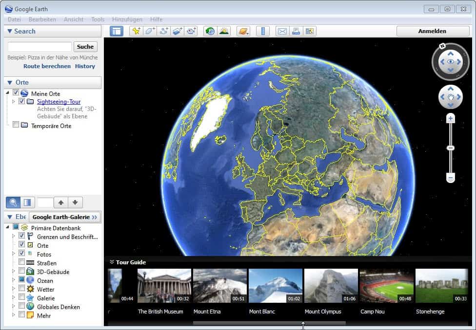 Google Earth 7 with tour guides and 3D imagery gHacks Tech News