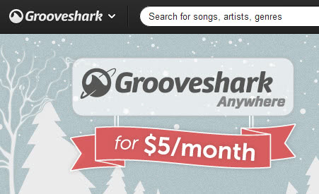 grooveshark anywhere