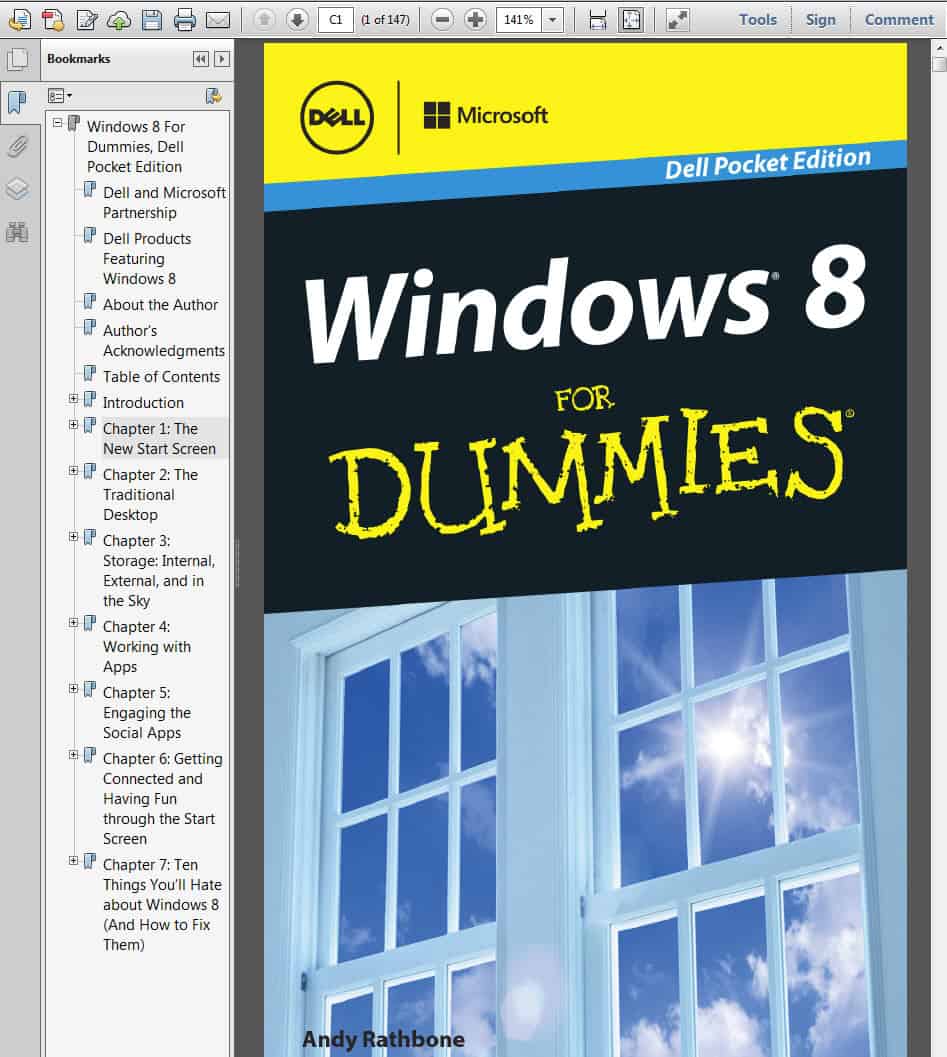 windows 8 for dummies