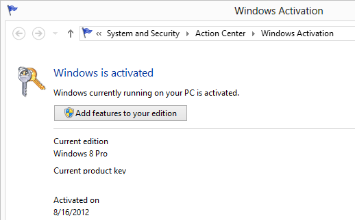 windows is activated