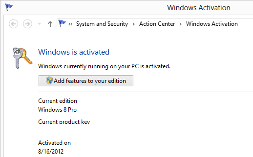 windows is activated