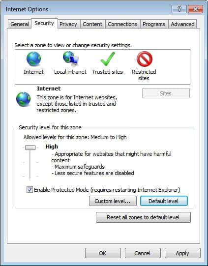 internet explorer vulnerability