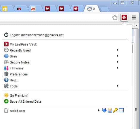 lastpass password manager