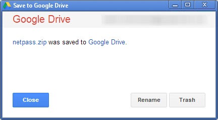 save to google drive