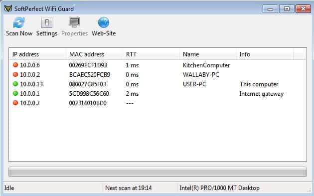 softperfect wifi guard