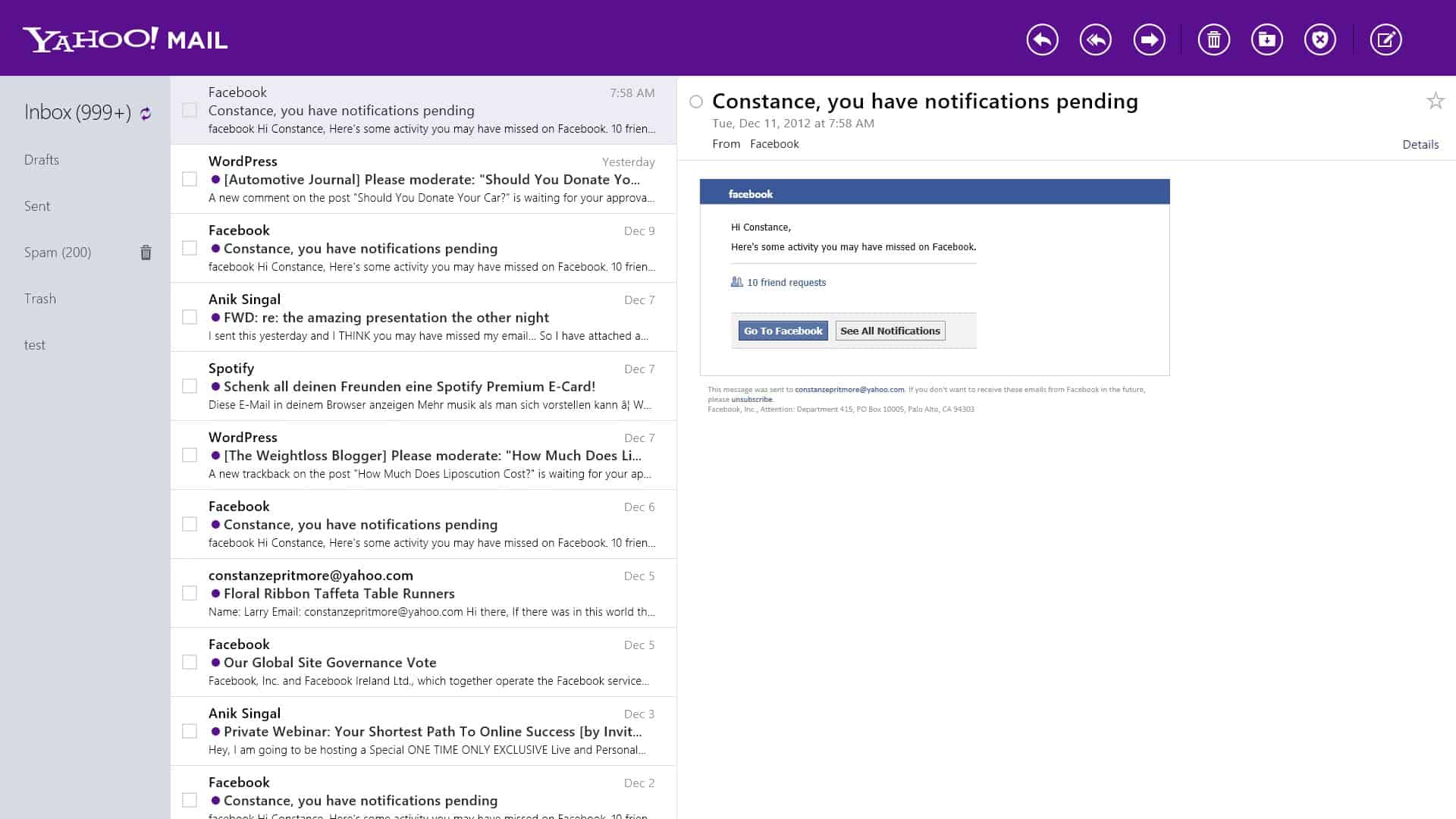 yahoo mail