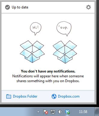 dropbox notifications