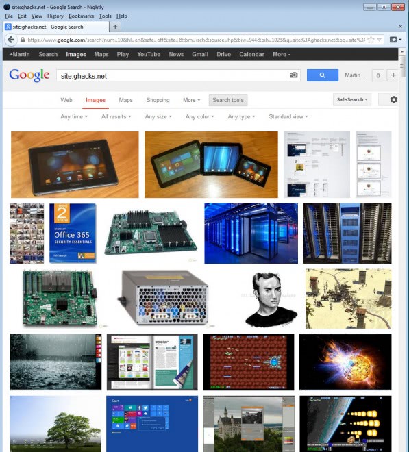 google images browse website