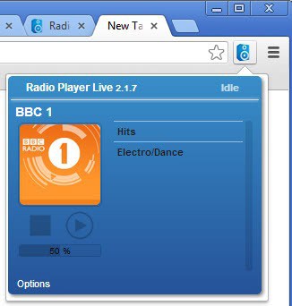 internet radio chrome