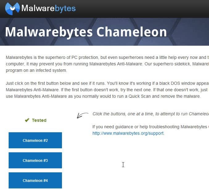 malwarebytes chameleon