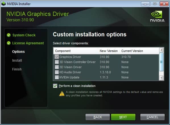 nvidia geforce 310.90