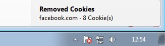 removed cookies