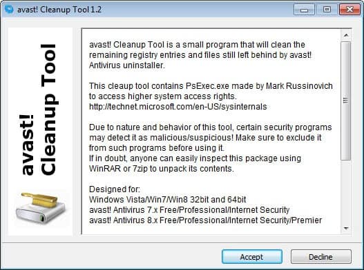 free basic version of avast cleanup